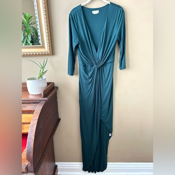 Lovers and Friends Sundance Maxi Dress in Everglade Emerald Green Size Small - Picture 9 of 13